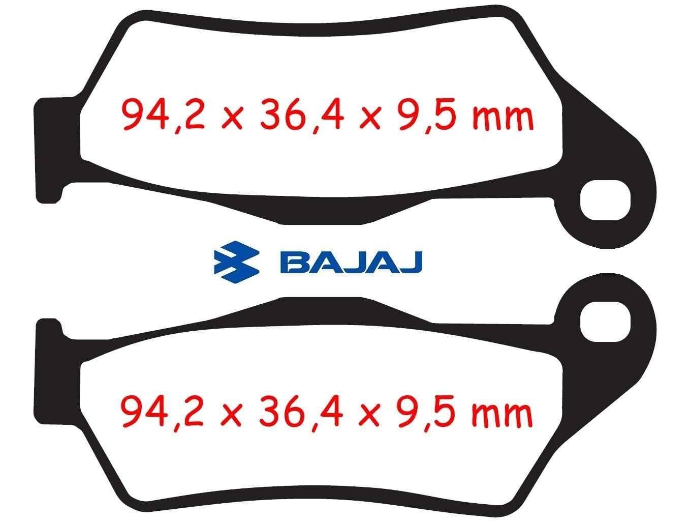 Bajaj Ön Fren Disk Balatası Fa181 Jl131805 Orj Pulsar Ns 200-Rs 200-220-Ns 150-Discovery 150 F