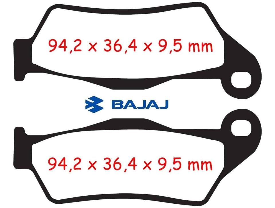 Bajaj Ön Fren Disk Balatası Fa181 Jl131805 Orj Pulsar Ns 200-Rs 200-220-Ns 150-Discovery 150 F