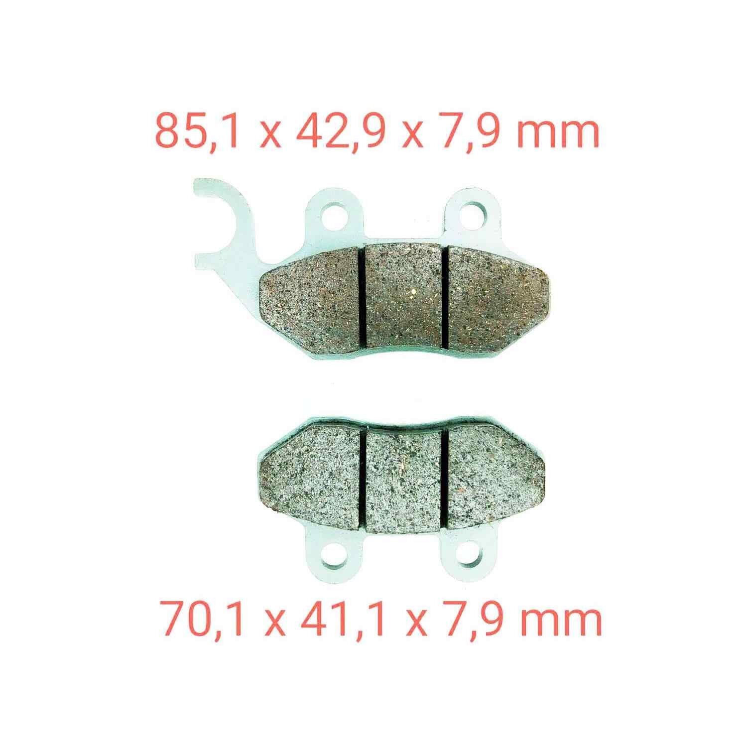 Ön Fren Disk Balatası Fa264 Sym Fiddle 125