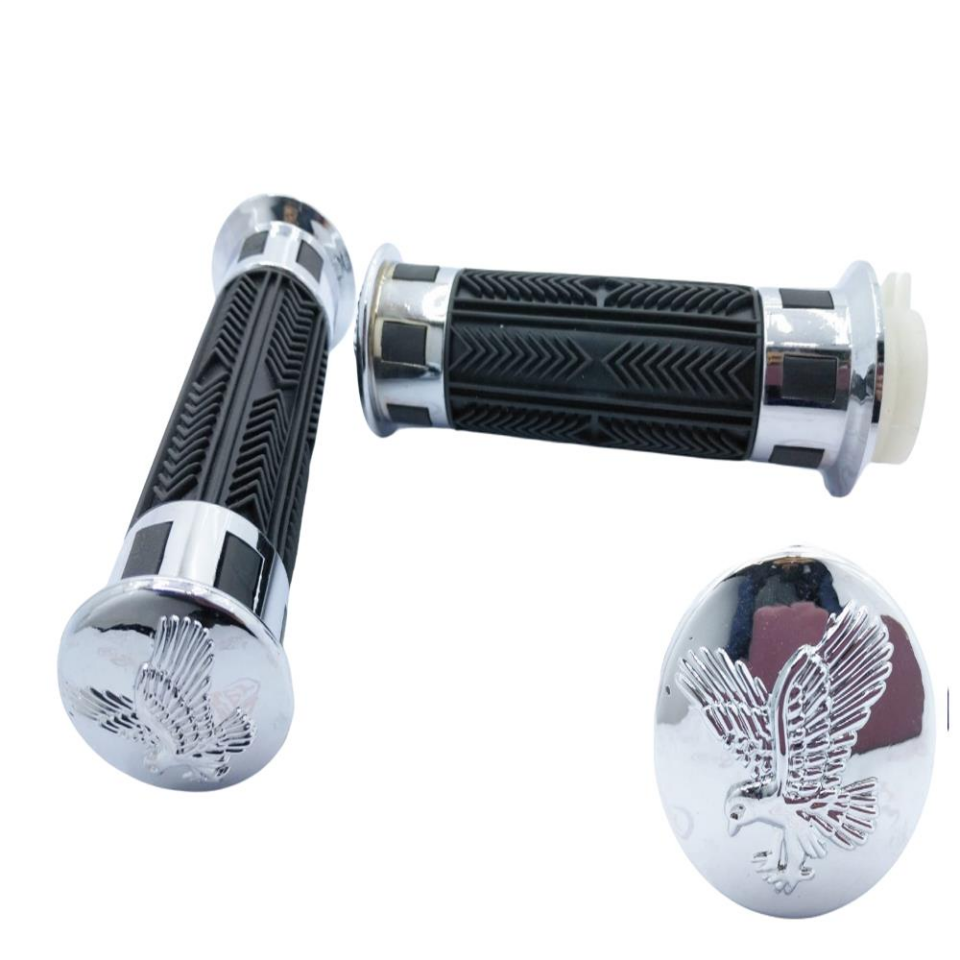 Elcik Siyah-Nikel Kartal Başlı Nokta Desenli