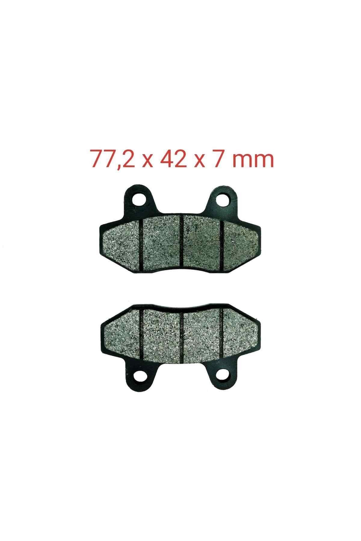 Scooter Arka Fren Disk Balatası 7 Mm Fa086 (Newlight Ym)