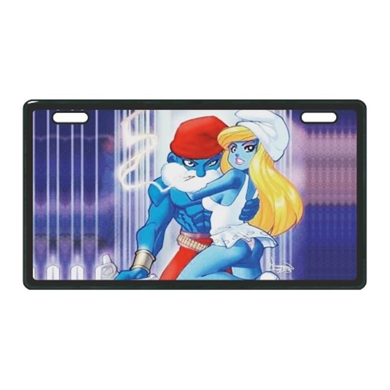 Şirinler E-Bike Plakalık