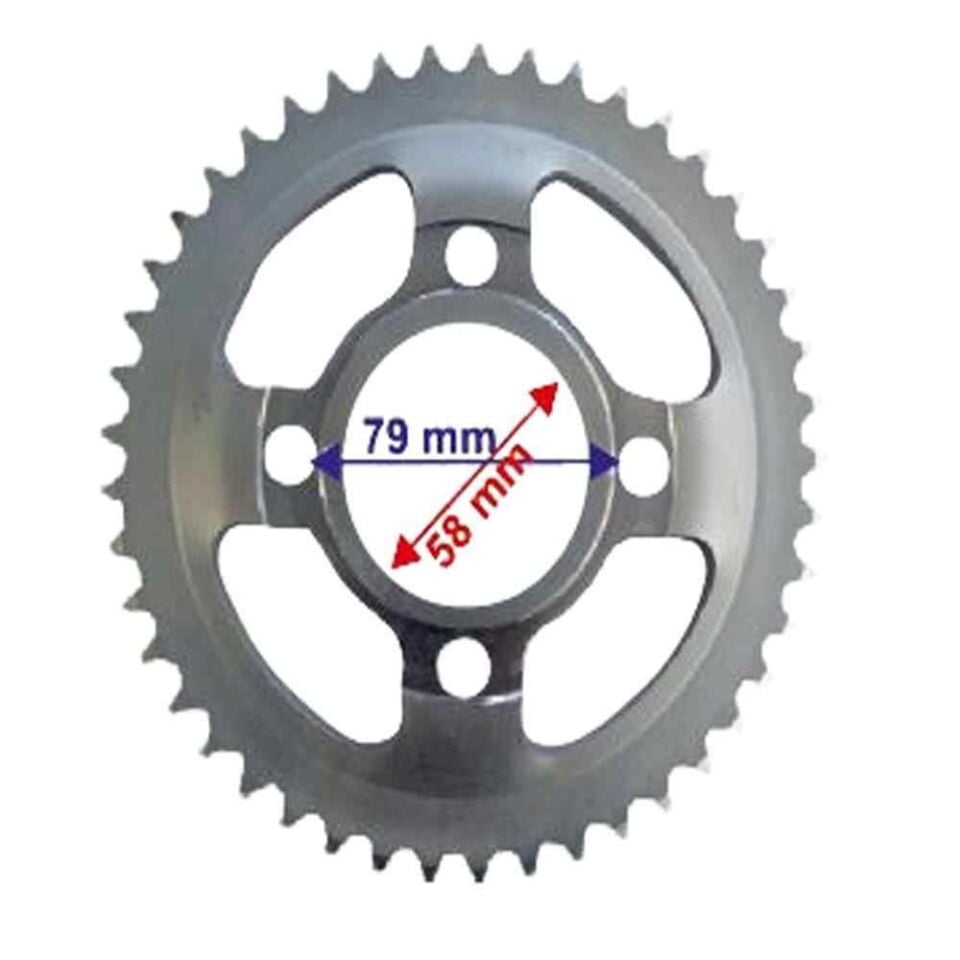 150-200 X-Treme Arka Dişli 428-45T İç 58Xçanaklı Öm