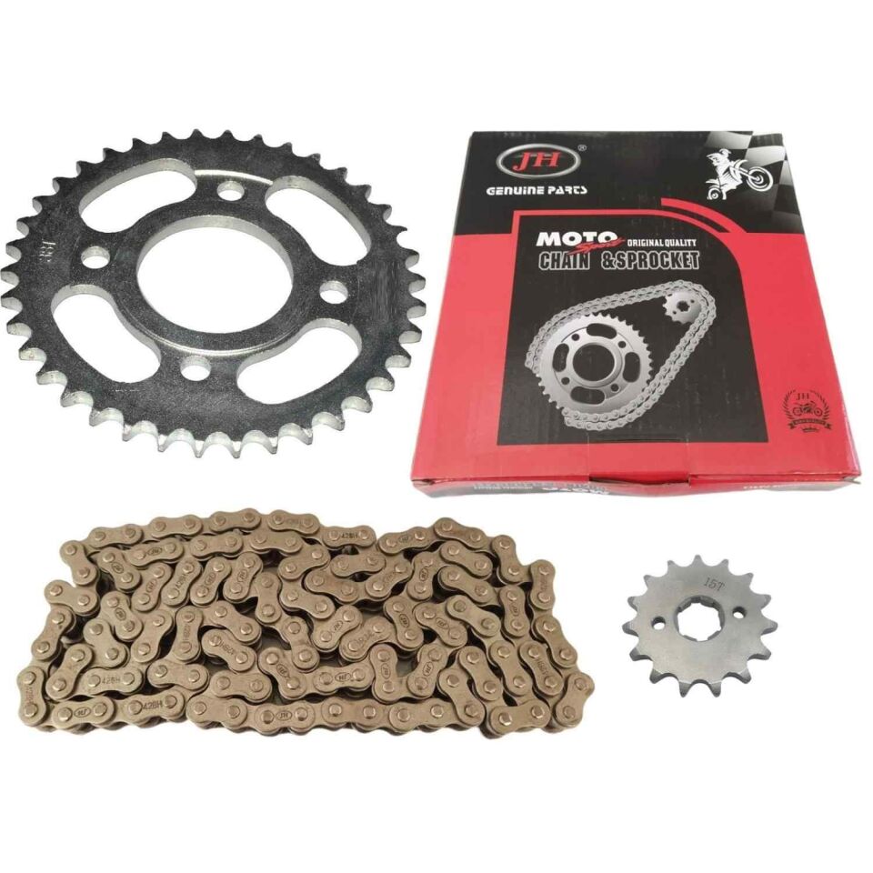 Cg Model Ön-Arka Dişli Zincir Set 428H 128L 38-15T