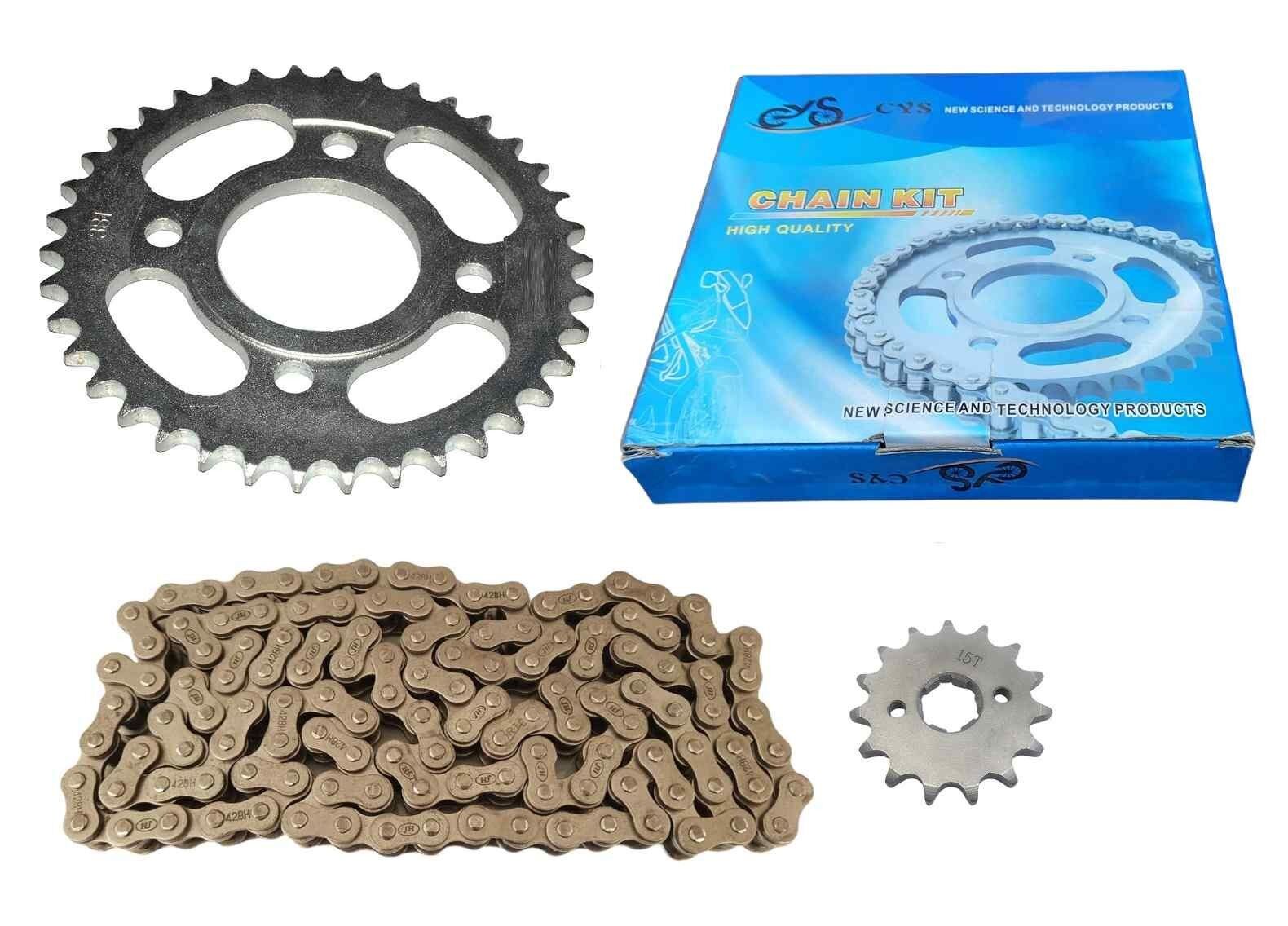 Cg Model Ön-Arka Dişli Zincir Set 428H 128L 38-15T