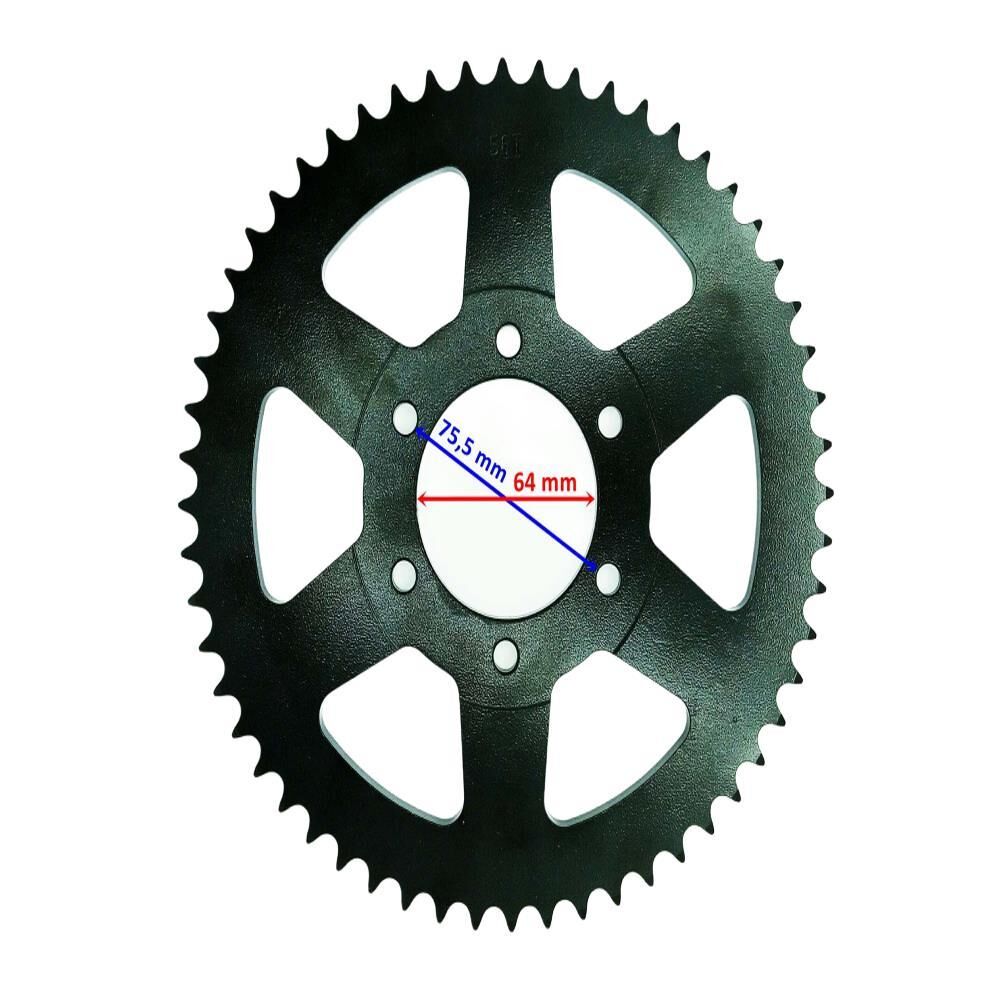 Cross 200 Arka Dişli Ramzey 428-56T İç 64 Mm 6 Delikli Öm