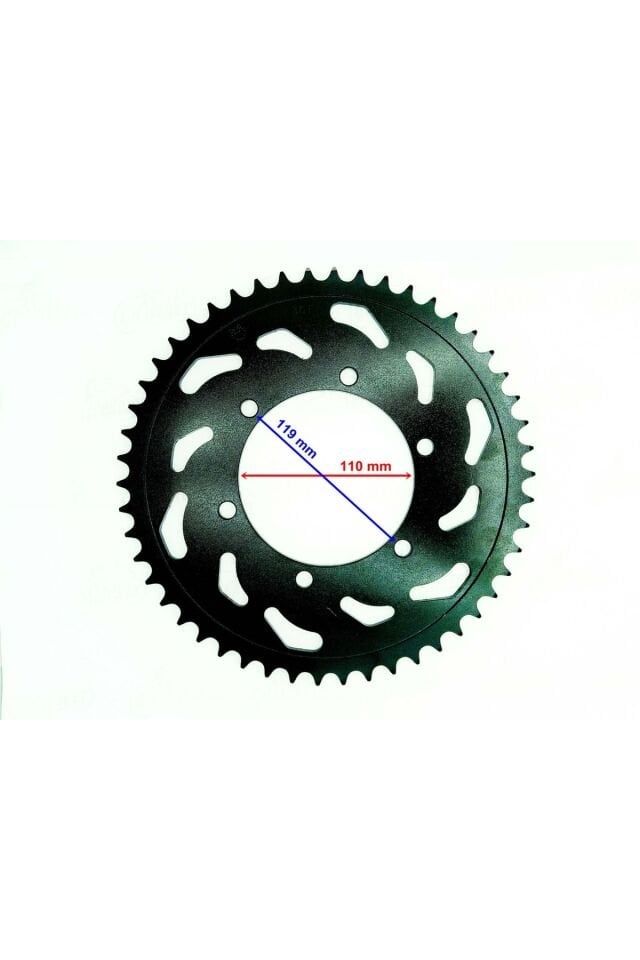 Yamaha Uyumlu R25 Mt-25 Arka Dişli 520-50T İç 110X6 Delikli Öm