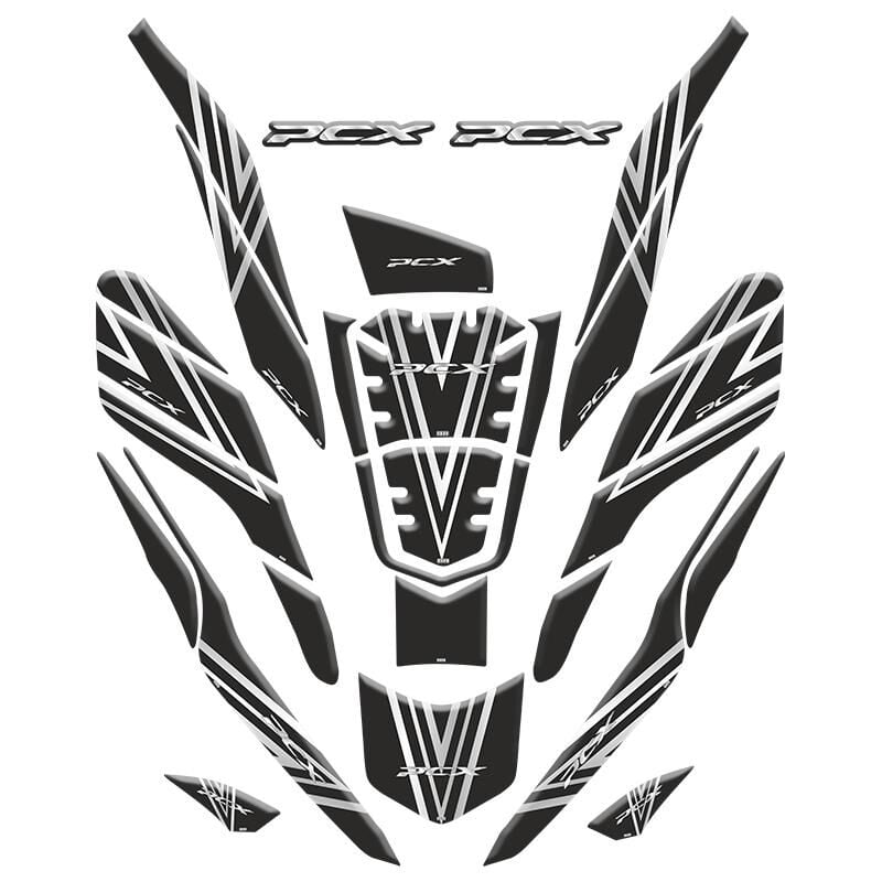 Honda Pcx 2021 - 2024 Uyumlu Tank Pad Set 001