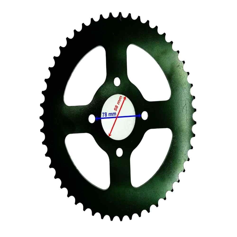 Cross Motoran 200 Arka Dişli 520-51T İç 58 Mm 4 Delikli Öm