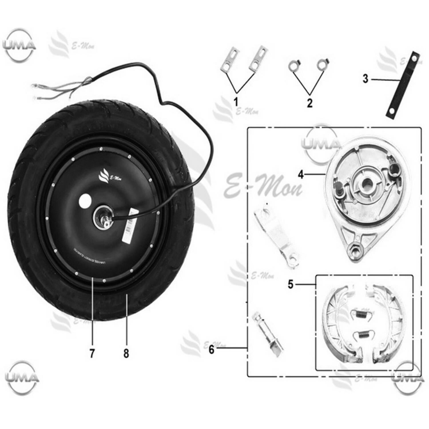 E-Mon Assist Ds Ss Ön Fren Balatası Orj
