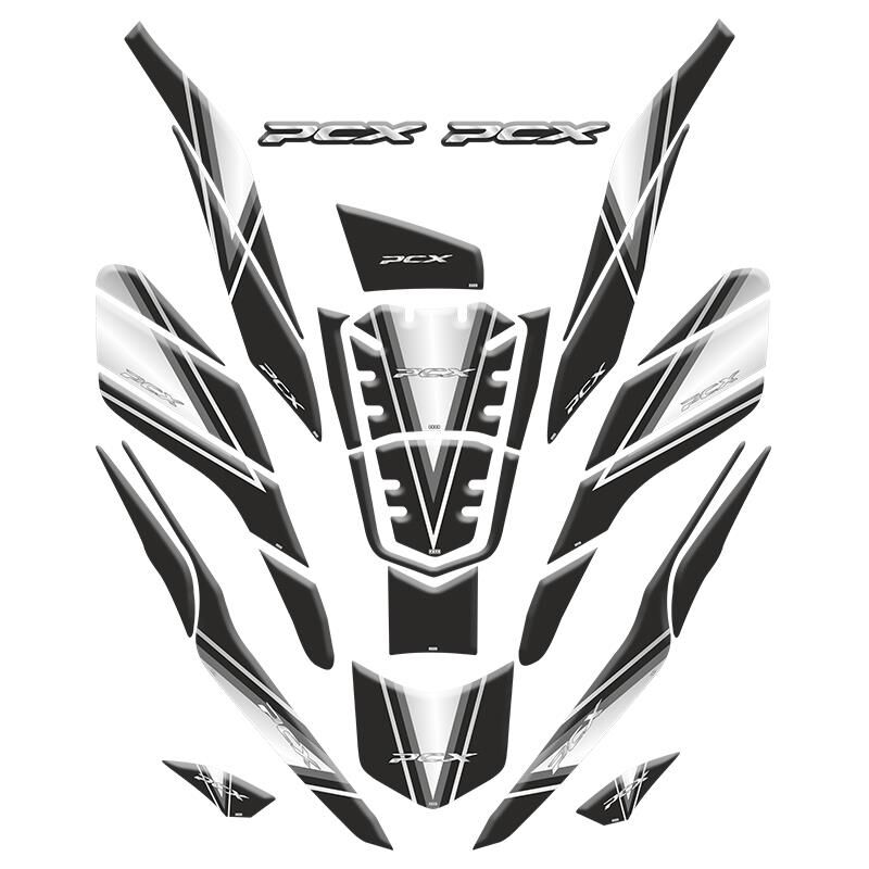 Honda Pcx 2021 - 2023 Uyumlu Tank Pad Set 004