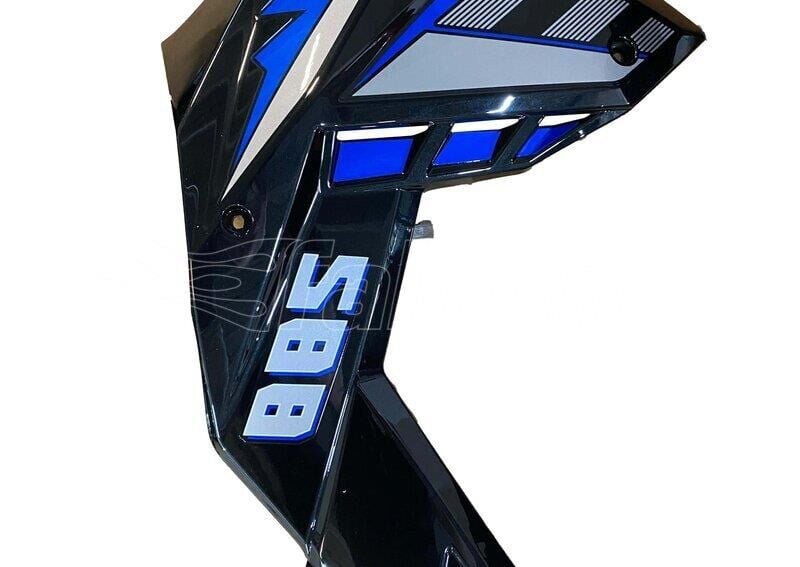 Falcon N288 Naked Depo Yan Karenajı Mavi/Gri Sağ