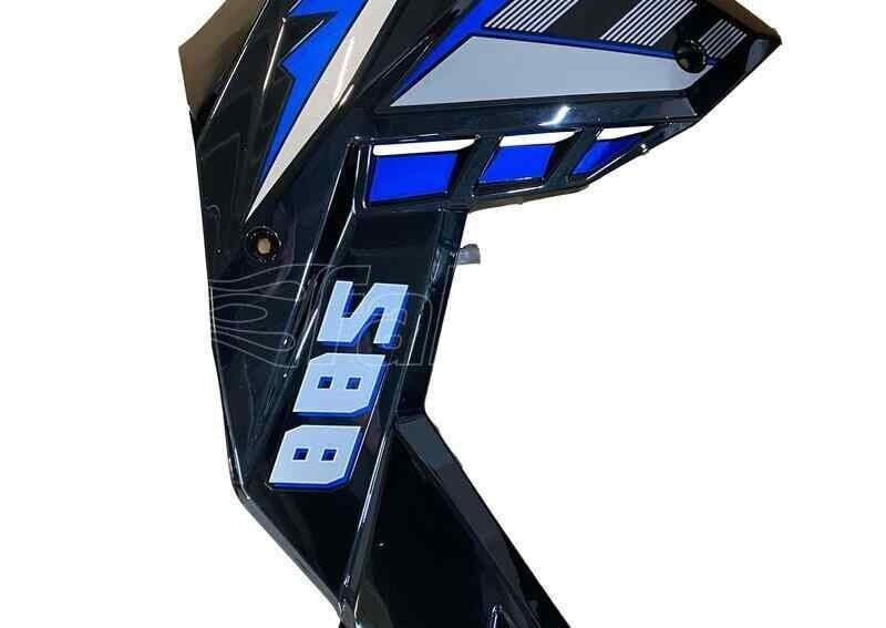 Falcon N288 Naked Depo Yan Karenajı Mavi/Gri Sağ