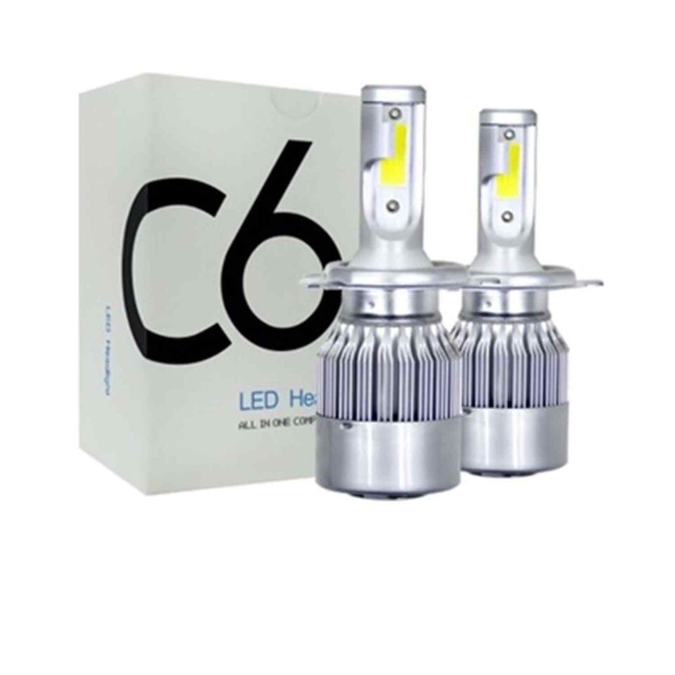 Motorsiklet Led Xenon (Zenon)Fanlı H4 Beyaz (2 Li)