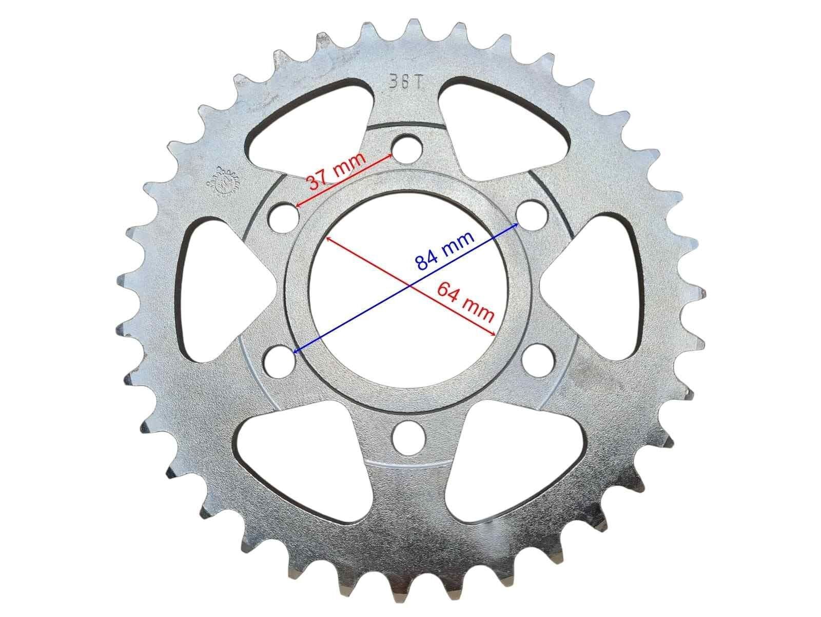 Rks R250 Arka Dişli 520-36T İç 64 Mm 6 Delikli Küçük Göbekli Öm