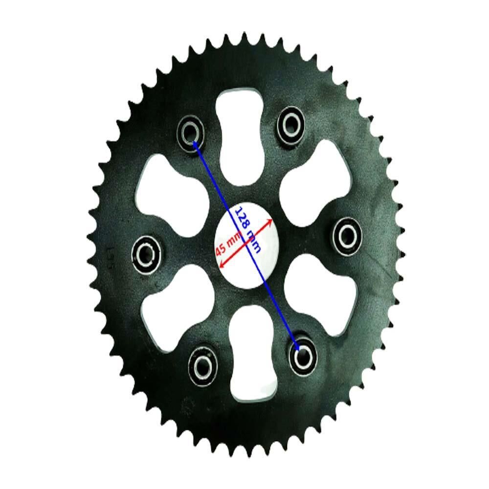 250 Yuki İzci Arka Dişli 428-54T İç 45X6 Takozlu Ind Öm