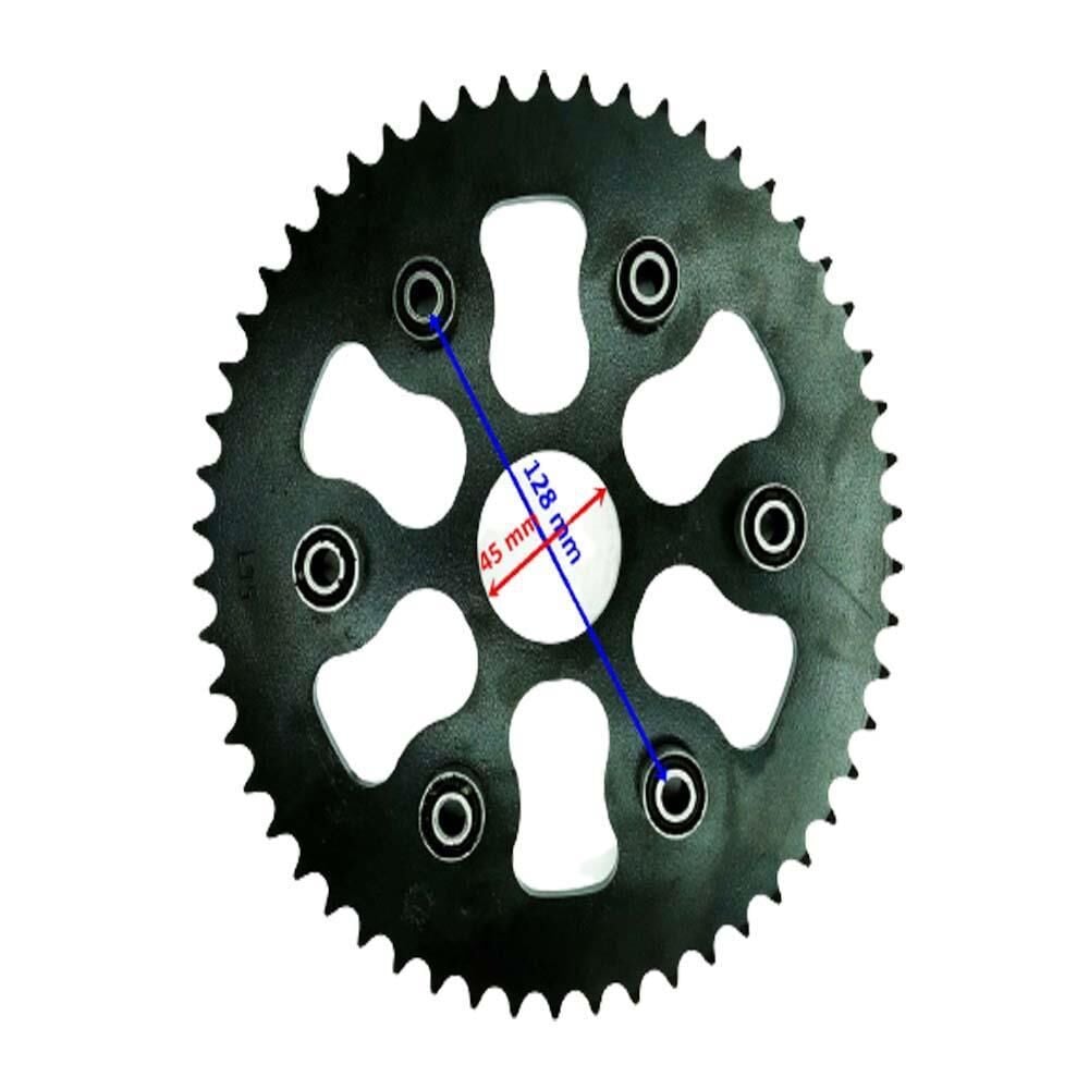 250 Yuki İzci Arka Dişli 428-54T İç 45X6 Takozlu Ind Öm