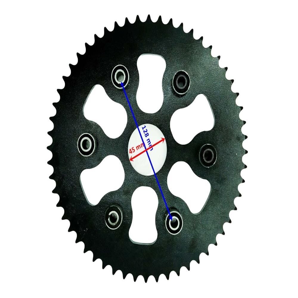 250 Yuki İzci Arka Dişli 428-56T İç 45X6 Takozlu Ind Öm