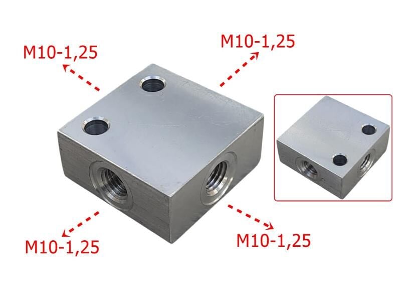 Atv Fren Hidrolik Dağıtıcı 4 Lü Kare Öm