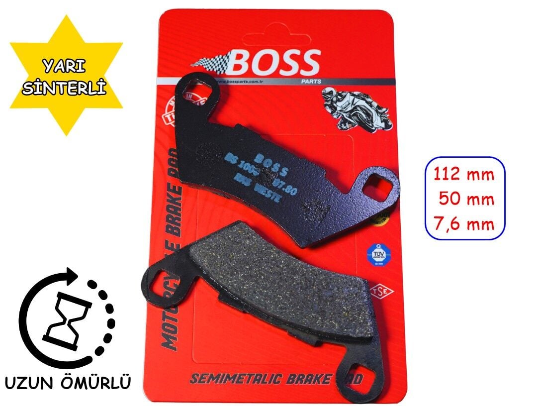 Rks Vieste 249 Arka Fren Disk Balatası Boss Bs1006