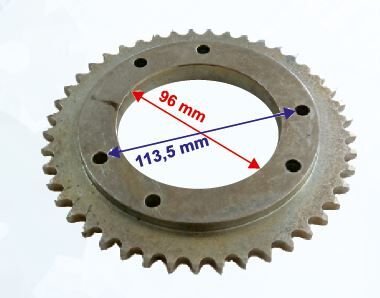 Skaytem 125 Arka Dişli 428-45t İç 96 Mm Öm