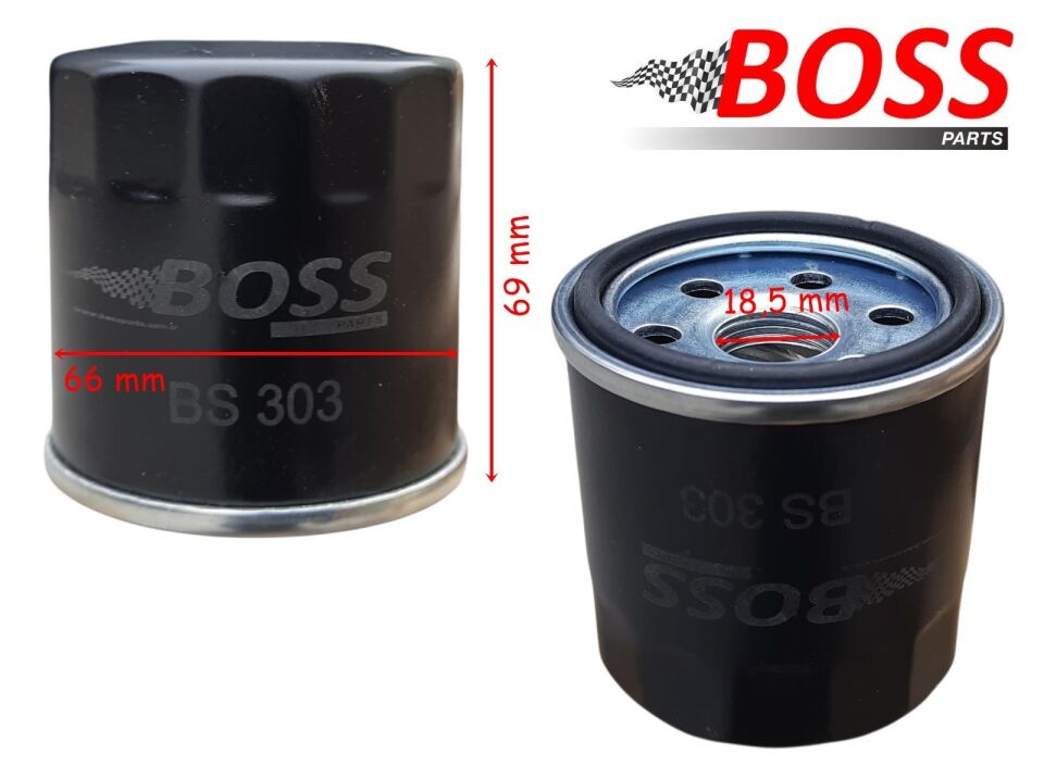 Honda Yağ Filtresi Hf303 Boss Yamaha Mt-07 Mt-09 R1 R6 Kawasaki Kle 650 Zx-10R Xl650 Fz6 Fazer