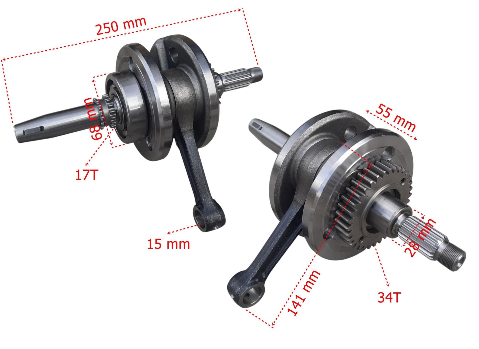 Rks 125 R Krank Komple