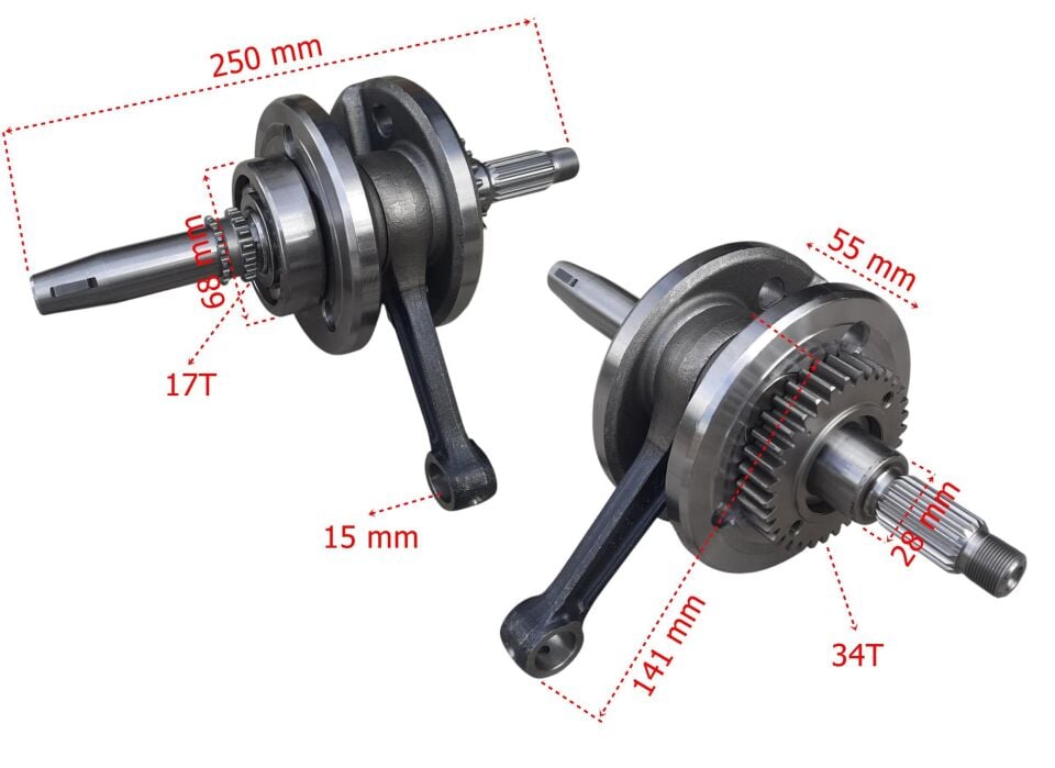 Rks 125 R Krank Komple