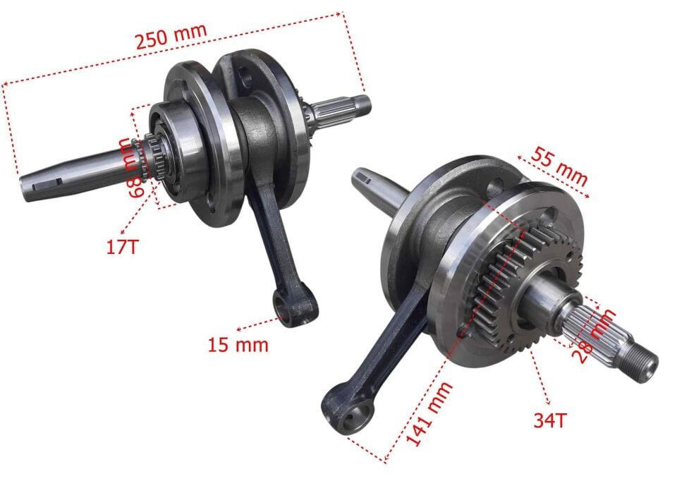 Rks 125 R Krank Komple