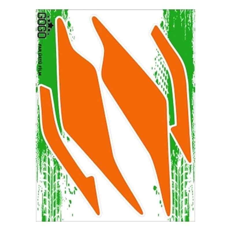 Honda Pcx 2021 - 2024 Geniş Uyumlu Far Üstü Film Turuncu