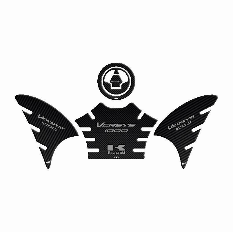 Skm Kawasaki Versys 1000 Uyumlu Tank Pad Set 001