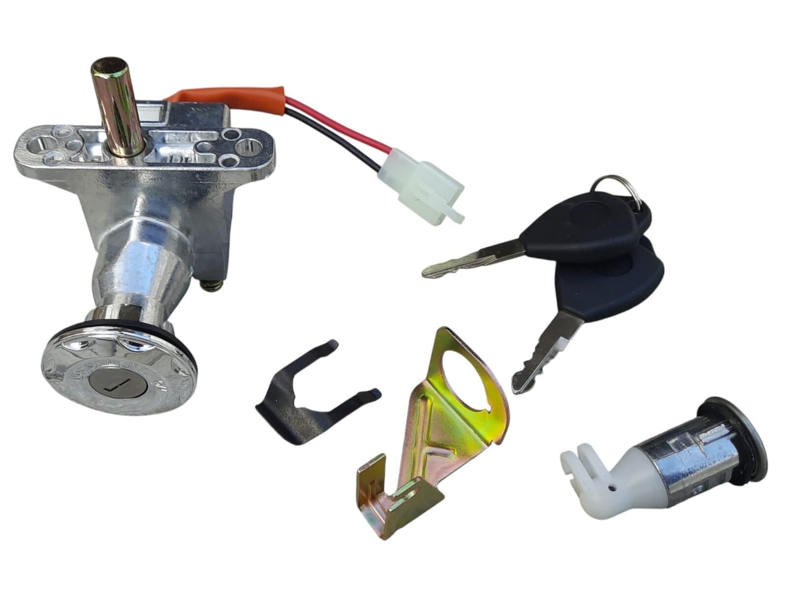 E-Bis 3 Tekerli Kontak Ve Kilit Seti Yuki Neon - Kral Beta