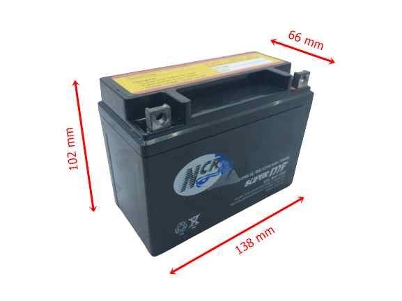 Akü Bs 12V 6,5Ah Yatık Ncr Cg