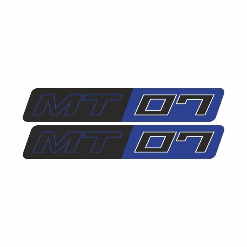 Yamaha Yamha Mt07 Uyumlu Mavi 15X2 Cm Damla Sticker