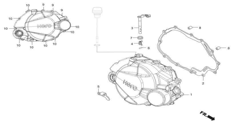 Hero Xpulse 200 (Xpulse) Braket Orj ResimNo:5
