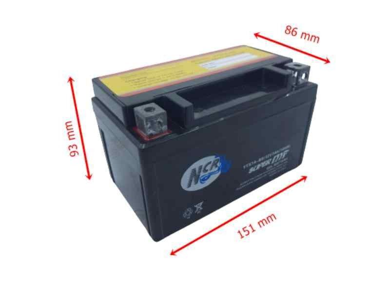 Akü Bs 12V 7Ah Yatık Ncr Scooter