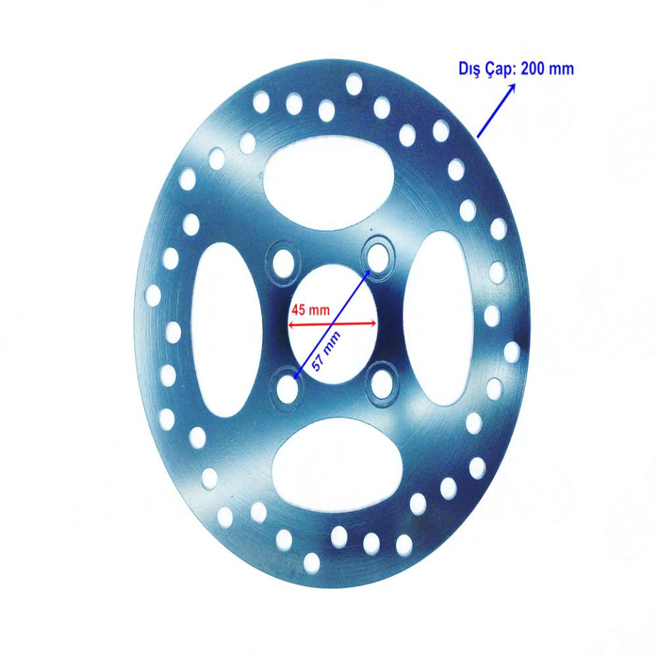 Atv Vip Track Arka Fren Diski 45-200-4
