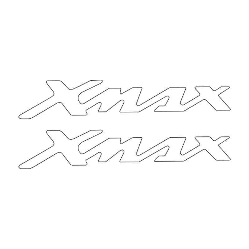 Yamaha Xmax Uyumlu Damla Yazı Beyaz 22X4 Cm Sticker