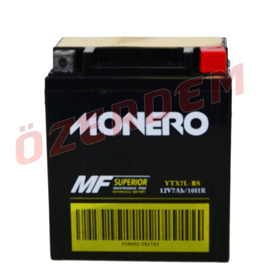 Akü Bs 12V 7Ah Dik Monero Activa Spacy Spontini