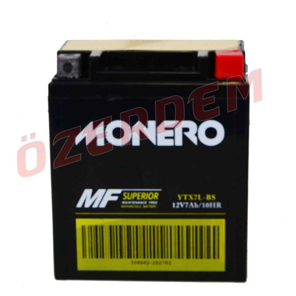 Akü Bs 12V 7Ah Dik Monero Activa Spacy Spontini