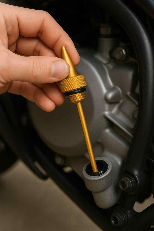 Cg -Cub Yağ Seviye Çubuğu Modifiye Metal Gold/Sarı (Özel Tasarım)