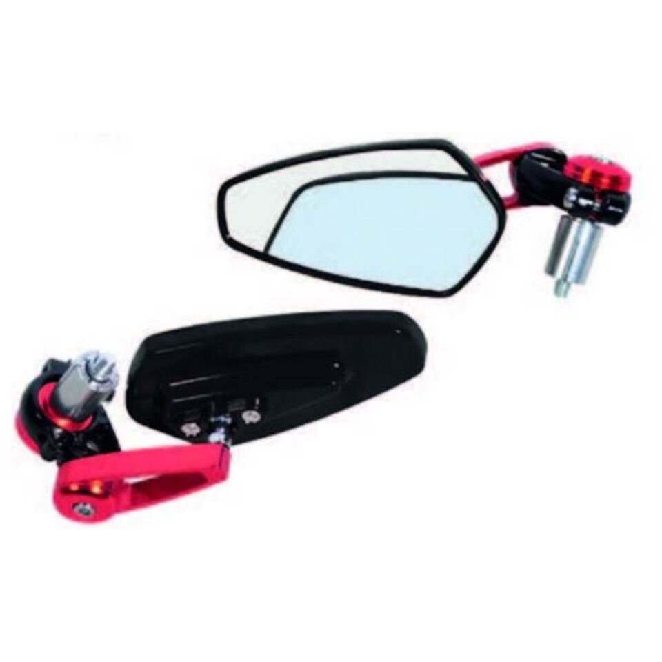 Motosiklet Racing  Gidon Aynası Kırmızı 1.Kalite