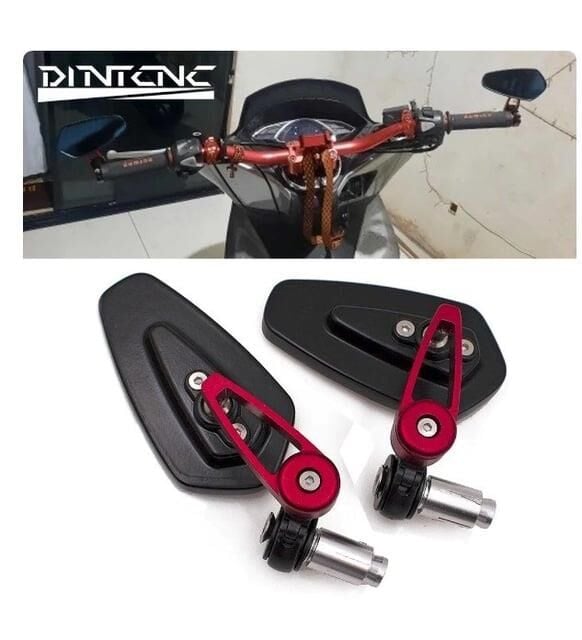 Motosiklet Racing  Gidon Aynası Kırmızı 1.Kalite