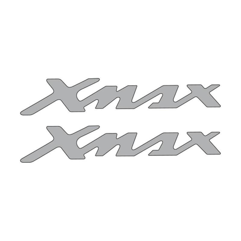 Yamaha Xmax Uyumlu Damla Yazı Nıkel 22X4 Cm Sticker