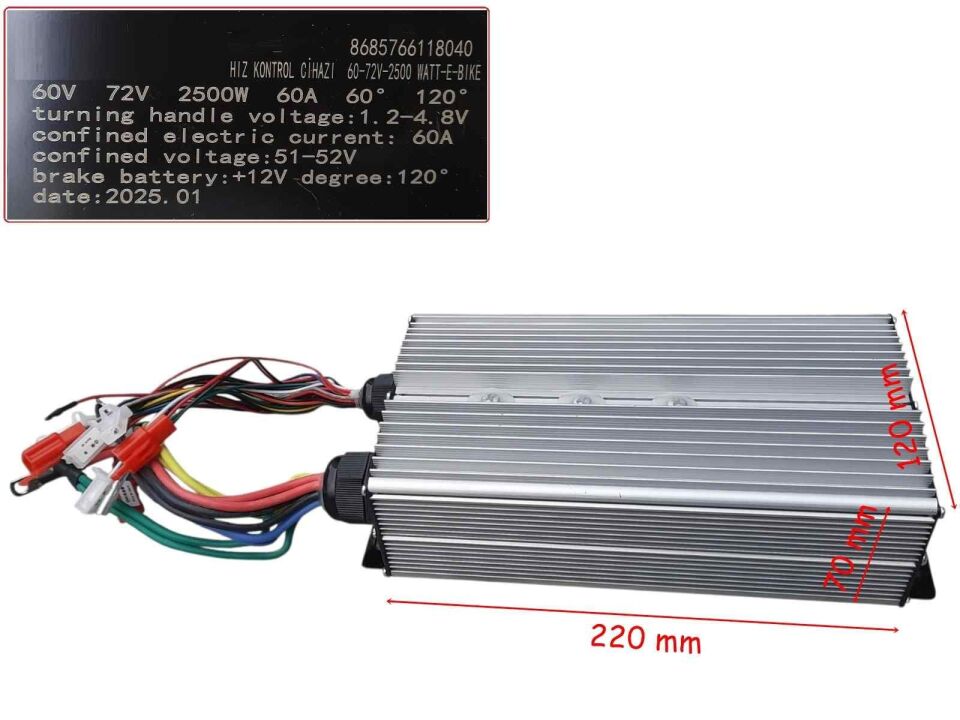 E-Bis Hız Kontrol Cdi Akıllı Beyin 60-72V 2500W
