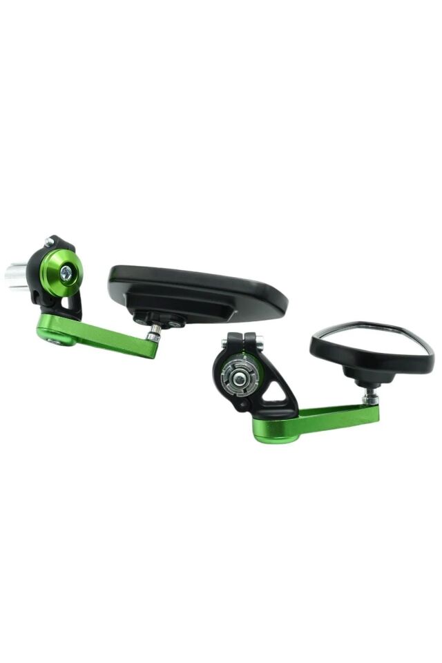 Motosiklet Racing  Gidon Aynası Yeşil 1.Kalite