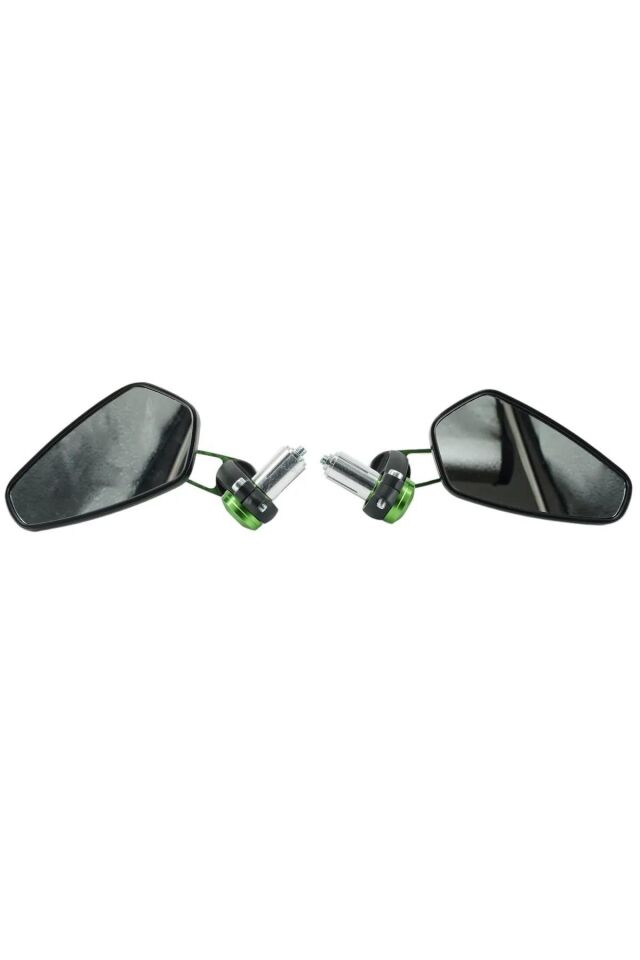Motosiklet Racing  Gidon Aynası Yeşil 1.Kalite