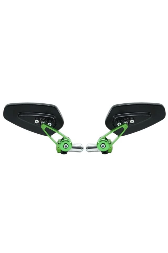 Motosiklet Racing  Gidon Aynası Yeşil 1.Kalite
