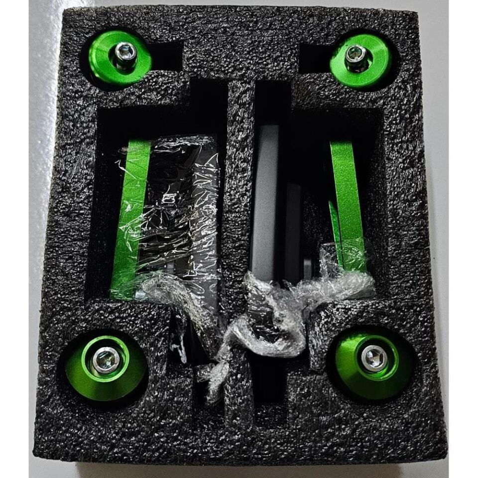 Motosiklet Racing  Gidon Aynası Yeşil 1.Kalite