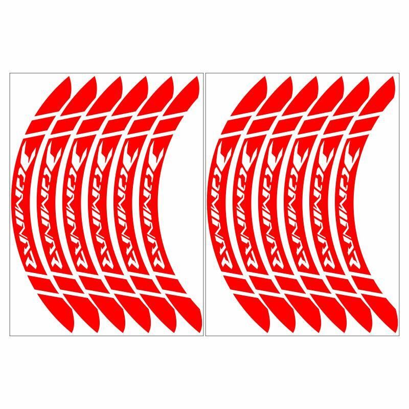 Bajaj Reflektör Kırmızı Dominar Uyumlu Geniş 1 Set Jant Şeridi